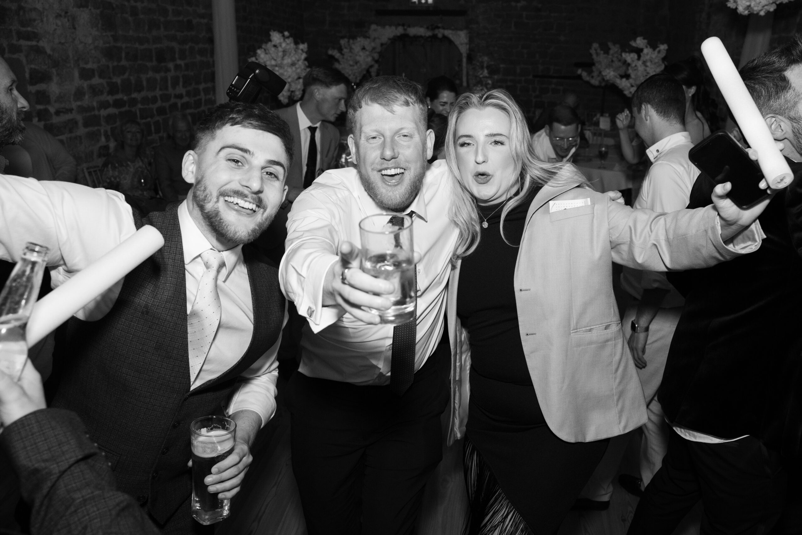 wedding party dancing